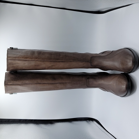 Garnet Hill Italian Leather Tall Boots size 8 - Picture 2 of 6